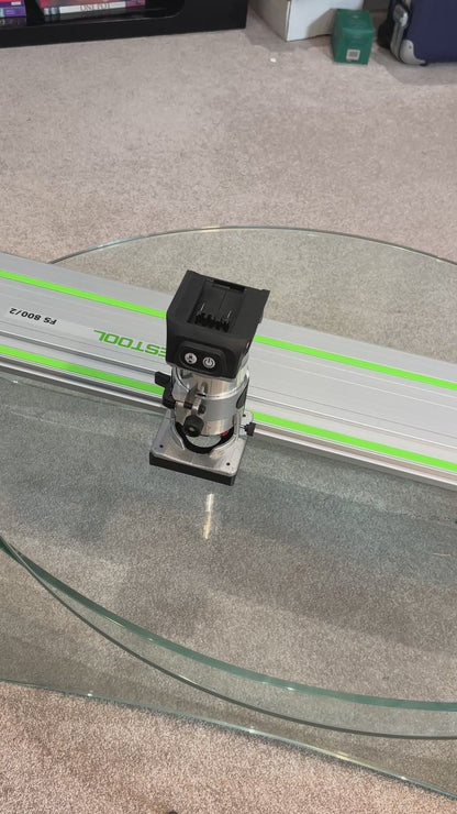 Trend T18S / R 14B Trim Router Guide Rail Base Adapter to fit Festool Track / Guide Rail