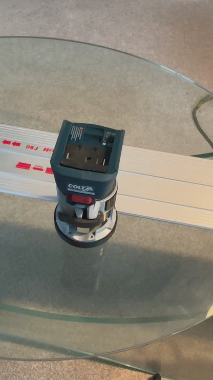 Bosch GKF 18V-25 Trim Router Plunge Base Guide Rail Adapter to Mafell Track / Guide Rail