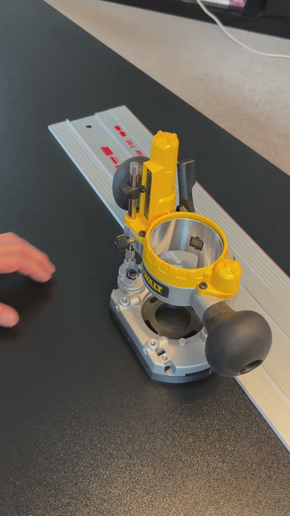 Dewalt DNP612 Router Plunge Base Adaptor for Guide Rail to fit Mafell Guide Track/Rail