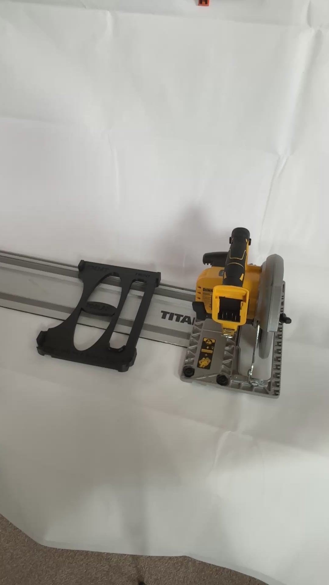 Dewalt DCS572 Adaptor base / Skid plate / Shoe for Circular Saw compatible with Titan Guide rail