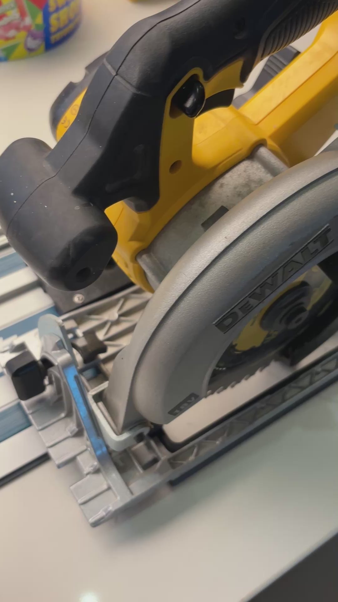 Dewalt DCS391 / DCS565 Adaptor base / Skid plate for Circular Saw to fit Makita Guide rail