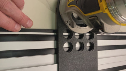 Dewalt DCW600 DWP601 Plunge Base Guide Rail Adaptor to Einhell Guide Track