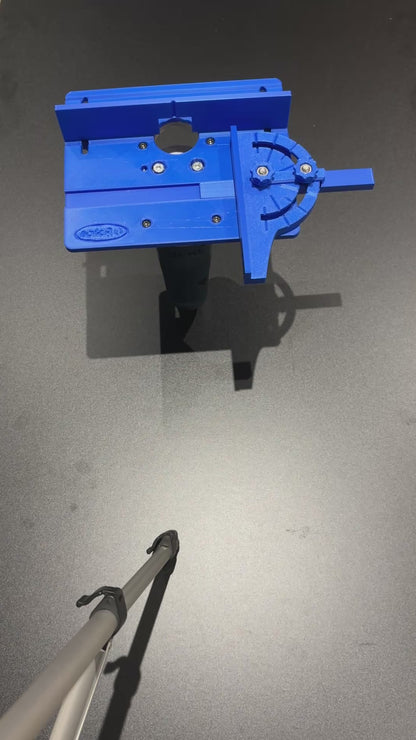 Bosch GKF 12V - 8 Mini Bench Top Router Table with Angle/Fence Guide for Woodworking Bench