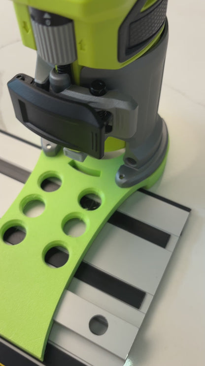 Ryobi RTR18 RTR18C R18TR P601 Plunge Base Guide Rail Adaptor to Dewalt Guide Track