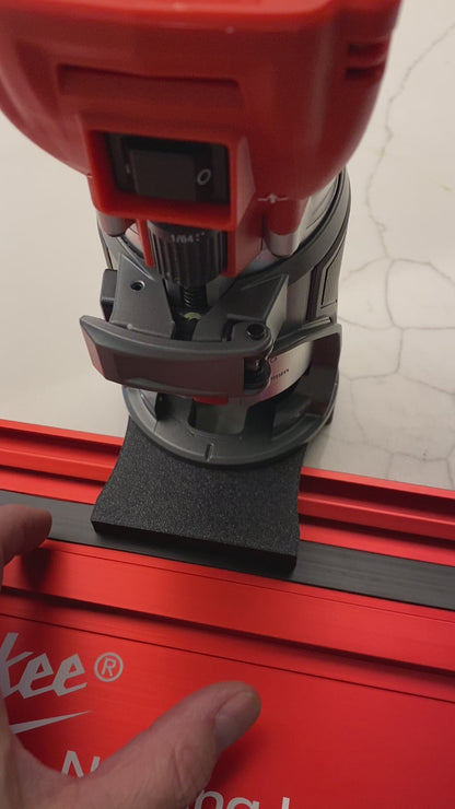 Milwaukee Router M18 FUEL Plunge Base Guide Rail Adapter for Milwaukee guide rail
