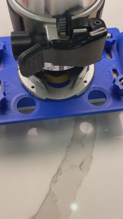 Makita DRT50 RT0700 RT0702 router base jig for making mortises