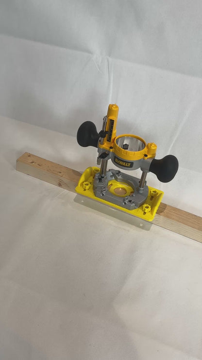 TOOLAX Adaptor for Dewalt D2604 D26203 DCW604 Router Plunge Base Adaptor 262004 to Jig for making mortises / slot mortises / grooves