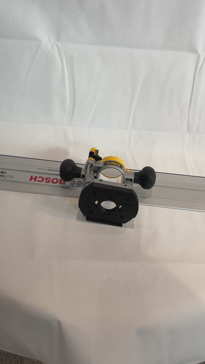 TOOLAX Adaptor to fit Bosch Guide rail for Dewalt Routers: D26203, D26204 & DCW604