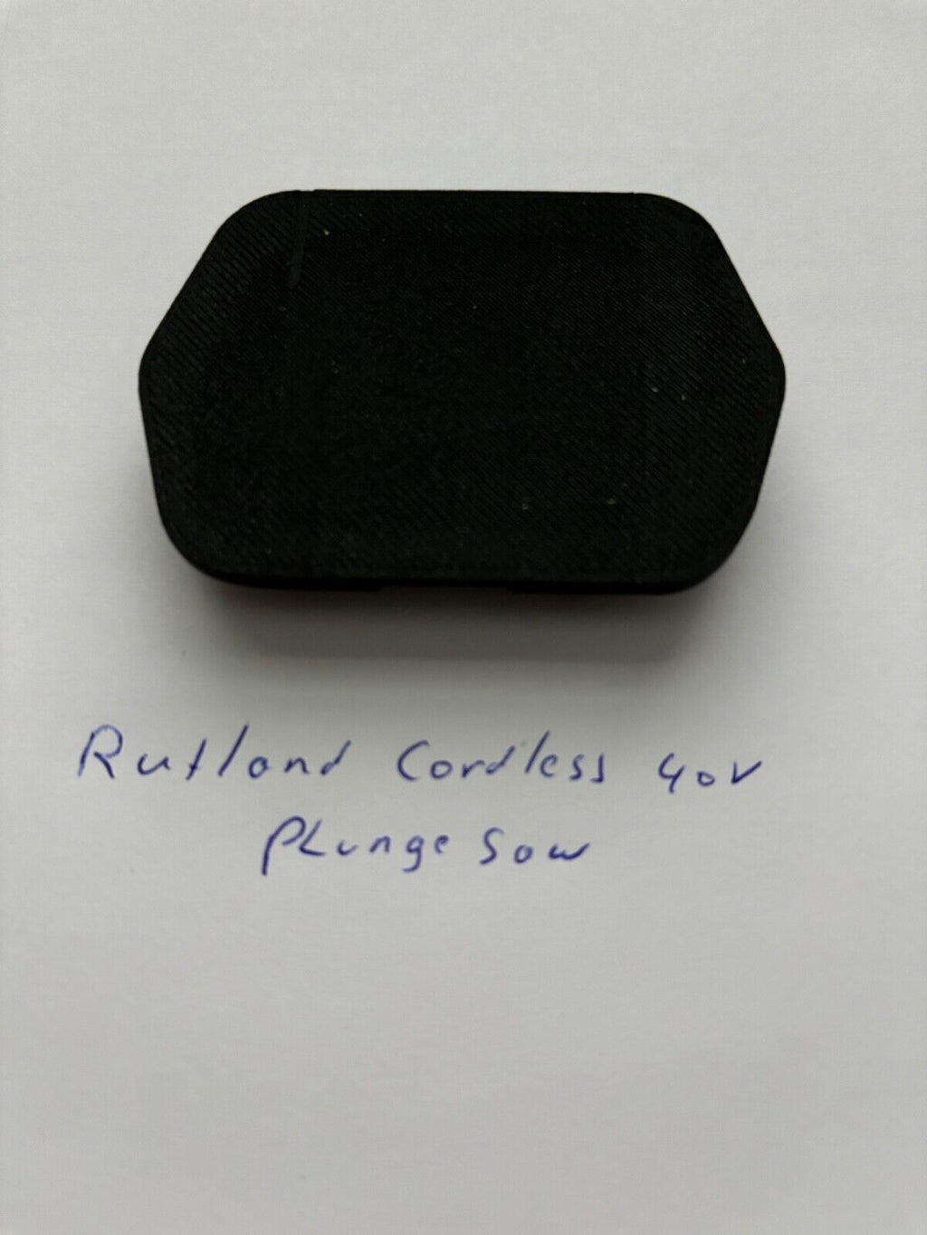 Rutlands cordless 40V Track Plunge Saw Blade Arbor Hole DUST COVER BLANK MODULE