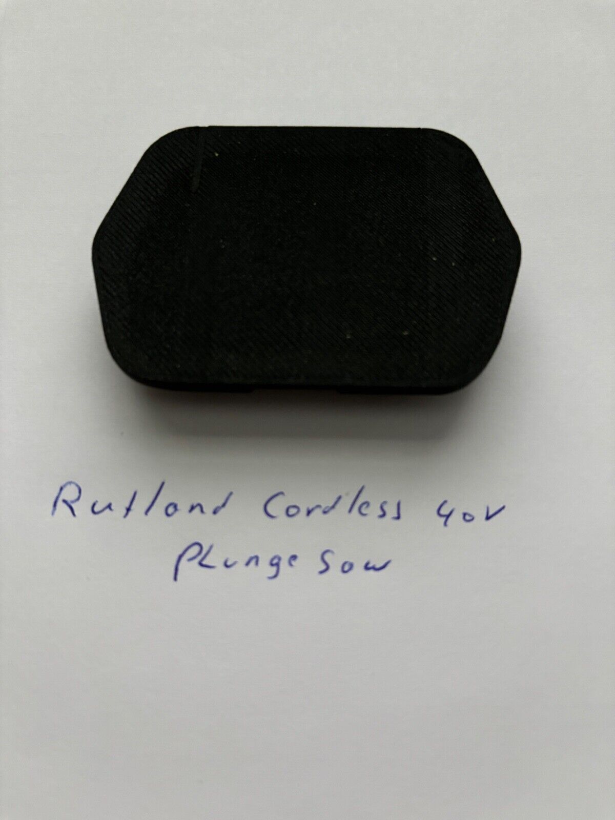 Rutlands cordless 40V Track Plunge Saw Blade Arbor Hole DUST COVER BLANK MODULE