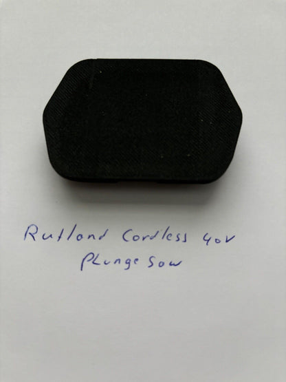 2x TOOLAX Dust Cover Blank Module – Compatible with Rutlands 40V Cordless Track Plunge Saw (Blade Arbor Hole)