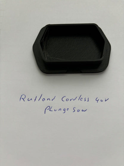 2x TOOLAX Dust Cover Blank Module – Compatible with Rutlands 40V Cordless Track Plunge Saw (Blade Arbor Hole)